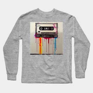 Melting Cassette Long Sleeve T-Shirt